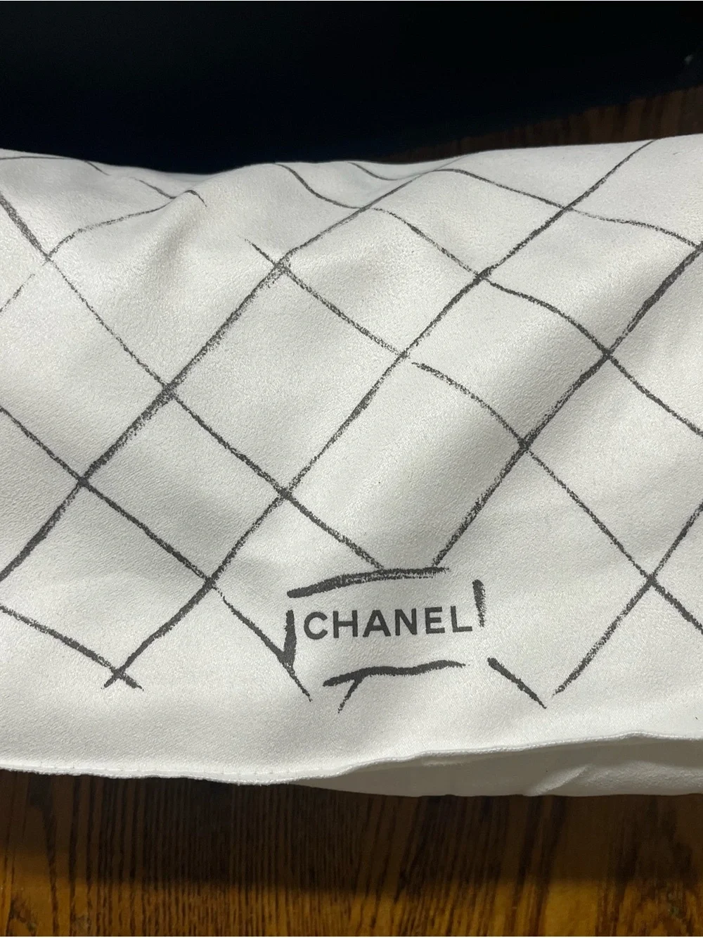 CHANEL Quilted Caviar Leather Flap Bag in White with Silver Hardware